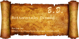 Bottenstein Dioméd névjegykártya